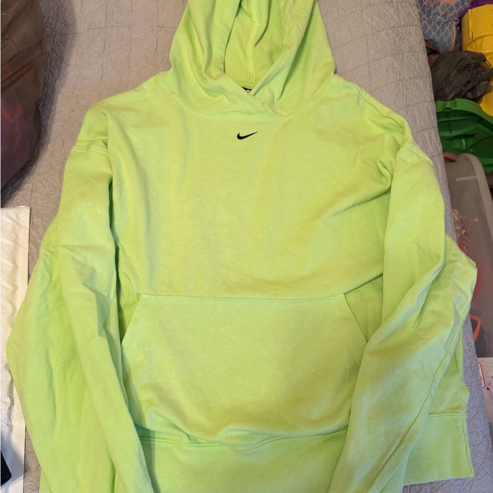 Nike Neon Green Pullover Hoodie